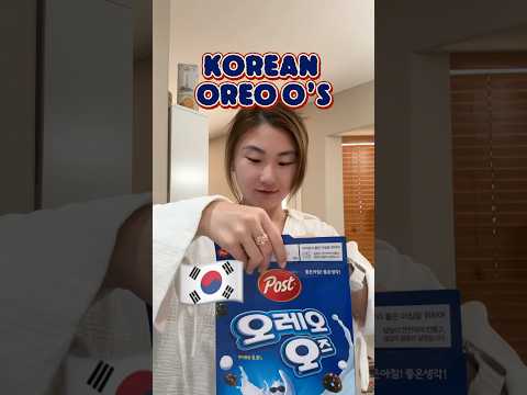 🇰🇷 Korean Oreo O’s #mukbang #food #shorts