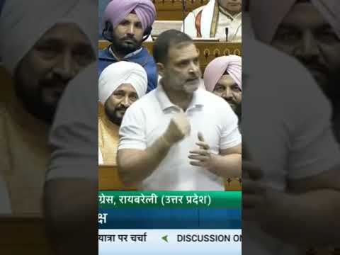 राहुलका हमला:अग्निवीर योजना से युवाओं का अंगूठा काटा गया#agniveer #rahulgandhi #loksabha #modi #army