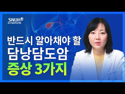 담낭담도암의 증상과 치료법 [숫자로 보는 건강]