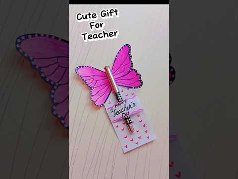 DIY teacher's Day gift idea/Teacher's Day card #teachersday #diy #teachersdaygift #craft#shorts