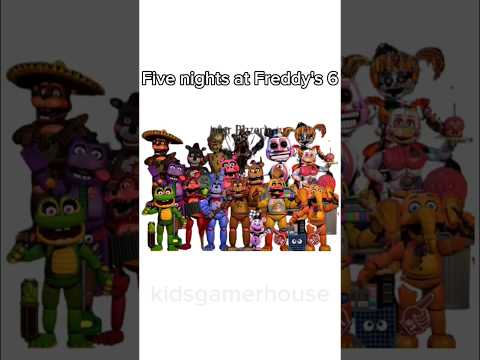 Five nights at Freddy's 6 and their favorite TV SHOWS part 2