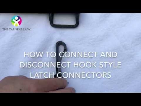 LATCH hooks on car seats: tricks to connect and disconnect them easily - The Car Seat Lady