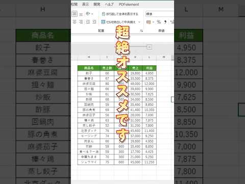 【Excel】グループ化のやり方！