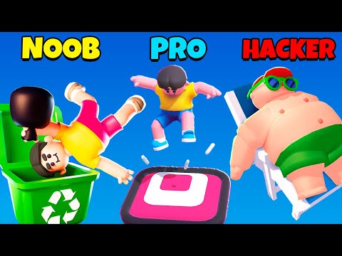 NOOB vs PRO vs HACKER - Lazy Jump