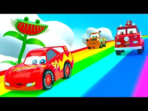 New stories with Little Cars Mcqueen Friends, Monster Plant and Color Rainbow Track