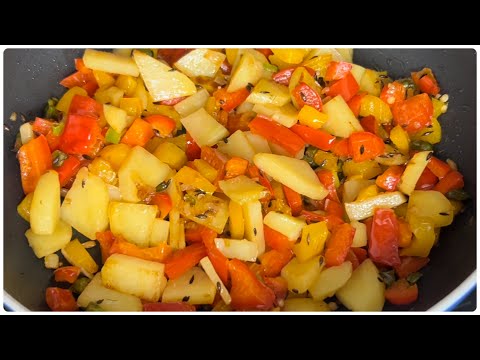 शिमला मिर्च की अनोखी सब्ज़ी | Yellow,Red Capsicum Fry| #capsicum#capsicumcurry#MonikaRecipes