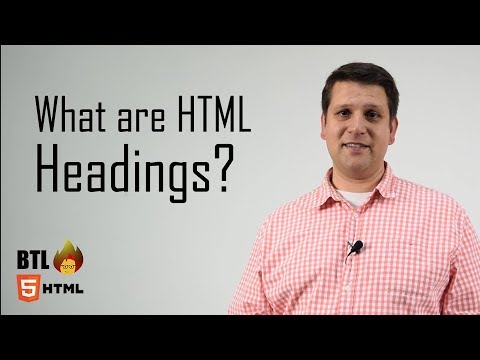 HTML HEADINGS | Complete Course on HTML | Vid 5