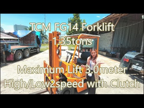 TCM FG14 1.35tons 3.0meter Mini Forklift Truck and Parts Sales at Cagayan de Oro