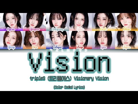 tripleS (트리플에스) Visionary Vision - Vision [Color Coded Lyrics Han|Rom|Eng]