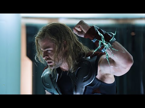 토르 유리 감옥 탈출 장면 | 어벤져스 (The Avengers, 2012) [4K]