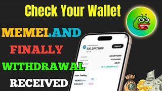 Memeland airdrop new update | Memeland airdrop Withdrawal process | Memeland airdrop new update