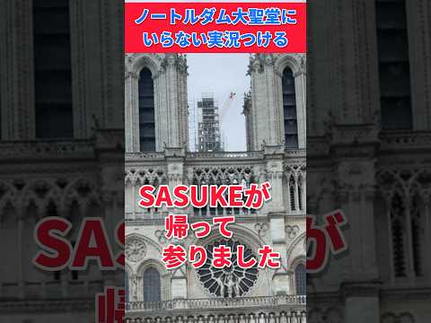 いらない実況つけてみた #SASUKE #ノートルダム大聖堂