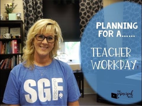 Planning a Teacher Workday