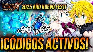 ¡TODOS LOS CÓDIGOS ACTIVOS! *2025 AÑO NUEVO* RECLAMA QUE SE VAN! 🙂 | Seven Deadly Sins: Grand Cross