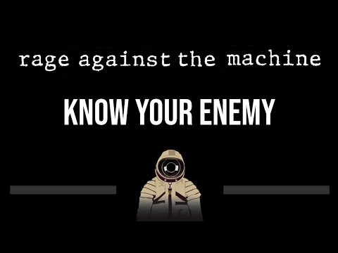 Rage Against The Machine • Know Your Enemy (CC) 🎤 [Karaoke] [Instrumental]