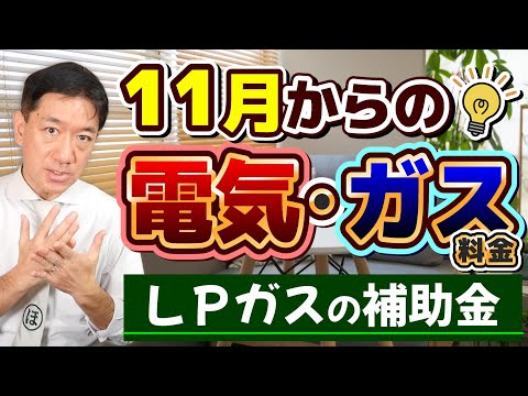 【11月からの電気代ヤバイです!!  LPガス補助など】電気・ガス大手全社値上げ 600円超↑も/ 補助金の再延長案/ 自治体による電気・LPガス助成/ 厚労省支援策/ 詐欺注意!〈24年11月時点〉