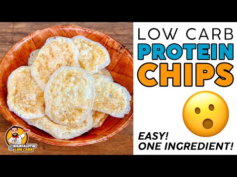 EASY & CRISPY Low Carb CHIPS! 😮 VIRAL Keto Protein CRISPS Recipe!