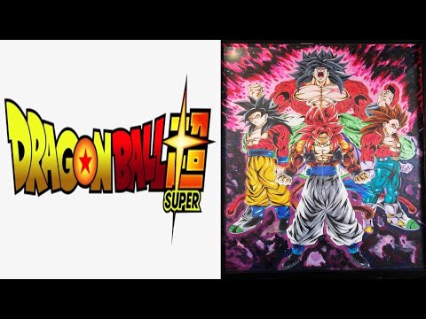 Drawing SSJ4 Goku Vegeta Broly and Gogeta EPIC ART