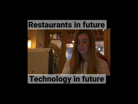 Restaurant in future. Awesome technology #2023 #newera #global #restaurant