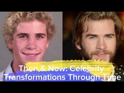 Then & Now: Celebrity Transformations Through Time# viral # hollywood# handsome