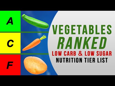 Nutrition Tier List Vegetables (For Diabetics and Low Carb and Low Sugar Diet)