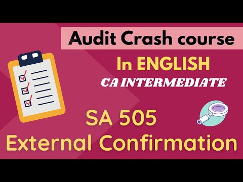 SA 505 in ENGLISH - External confirmations - CA Intermediate