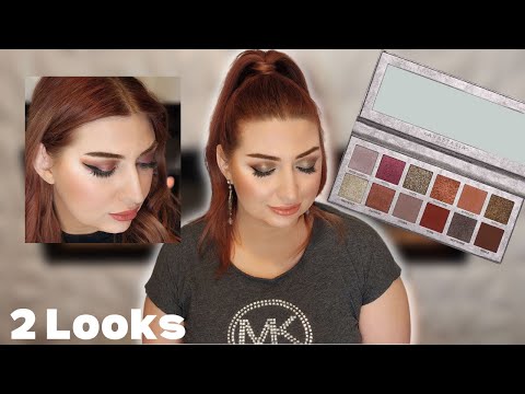 Anastasia Beverly Hills Rose Metals 2 / 2 looks 1 Palette / Looks Tutorial/ Review