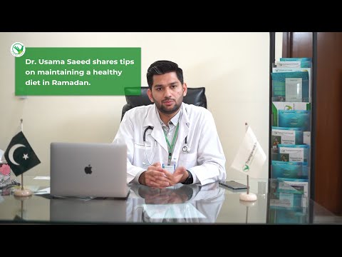 Dr. Usama Saeed Shares Tips on Maintaining a Healthy Diet in Ramadan