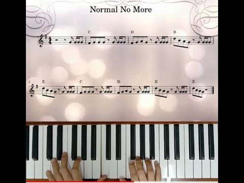 Normal No More | #piano #shorts 🎹 #简单 #钢琴 by #TYSM + #sheetmusic