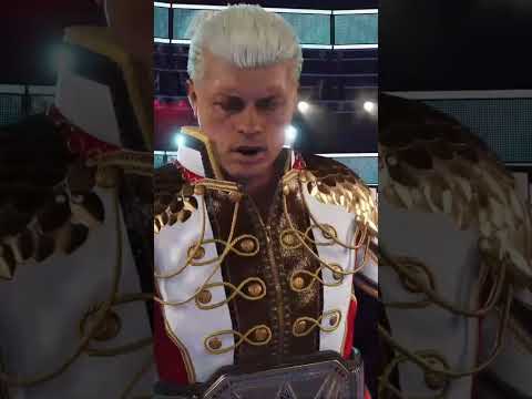 “Best vs The Best 2.” #gunther #codyrhodes #crownjewel #wwe2k24 #wwe #playstation