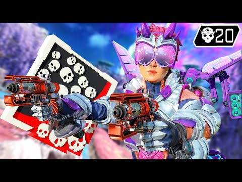 AMAZING VALKYRIE 20+ KILLS AND 4K+ DAMAGE (Apex Legends Gameplay)