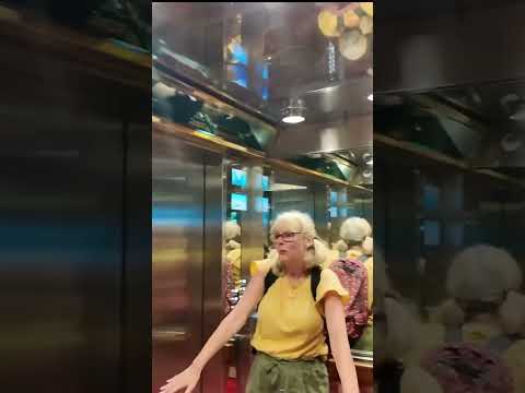 Lift Disco on Marella Discovery 2 Cruise Ship #cruise #marella #tui #lift #disco