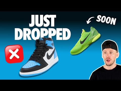 CANCELED?! Air Jordan 1 "UNC Toe" SHOCK DROP | Kobe's DROP SOON + Sneaker News!