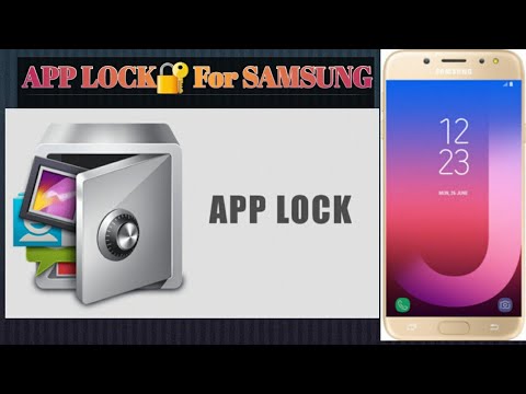 App lock 🔐 in samsung | app lock| Samsung galaxy app lock| samsung A7 2018| #samsungmobile