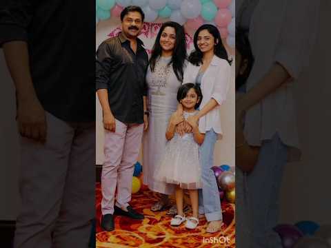 dileep with family 👨‍👩‍👧‍👦😍♥️😱#malayalam #actor#dileep#kavyamadhavan#family#trending#shorts