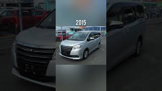 Evolution of Toyota Noah ( 2001 - 2022 )#shorts