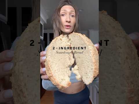 2-Ingredient Sourdough Bread!?!