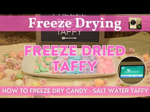 Freeze Dried Taffy | Harvest Right Freeze-Dried Candy | How to Freeze Dry Taffy - Step By Step Guide