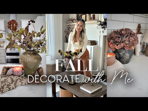 FALL DECORATE WITH ME PART 2  || FALL STYLING IDEAS 2024 || DECORATING FOR AUTUMN INSPIRATION