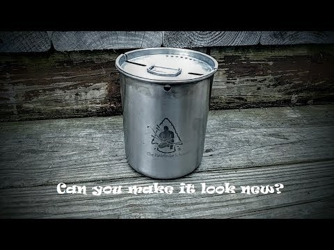 How to get  your camp cookware looking brand new again