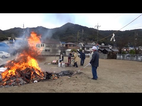 とんど祭り　２０２４  玉野市奥玉