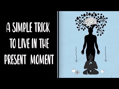 A SIMPLE TRICK TO STAY IN THE PRESENT MOMENT 😇