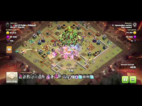 Th16 best army for war COC | Clash of clans | Th16 last attack challenge #coc #gaming #th17