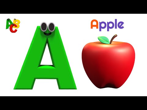 ABC Phonics Song-Toddler Learning Video Songs, A for Apple, Nursery Rhymes, ABC Song @abcphonicsong