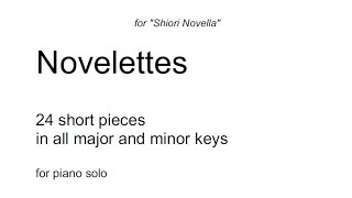 24 Novelettes for Shiori Novella (audio + sheet music)