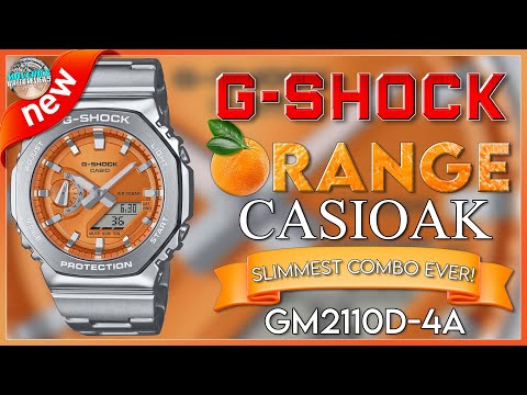 I Love An Orange Dial, Just Wish It Was Solar Too! | G-Shock Orange Casioak 200m Quartz GM2110D-4A