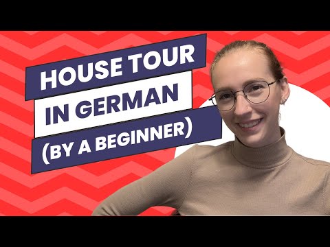 Tour my House in German! A VERY Beginner German Tour