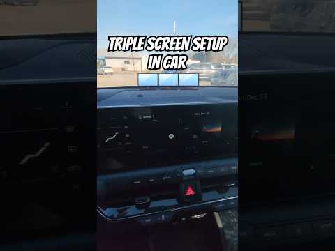 Triple Screen Setup in a Car?#family #cartok #automobile #cars #kia #tech #vehicles #2025