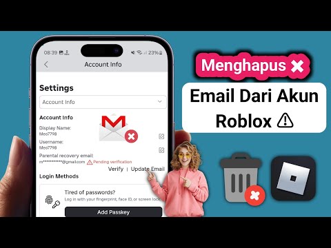 Bagaimana cara menghapus email orang tua di Roblox?