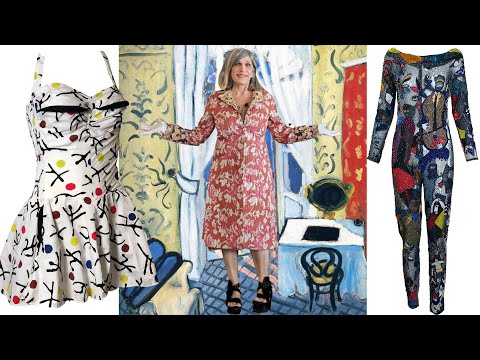 Is Art Fashion? Is Fashion Art? Doris shows designs from Versace, Picasso, to Mickey Mouse!